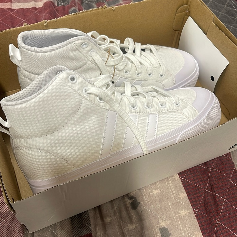 Adidas 2.0 Bravada mid platform sneaker tennis shoes new Sz 10